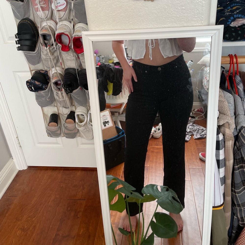 High Waisted Black Jeans